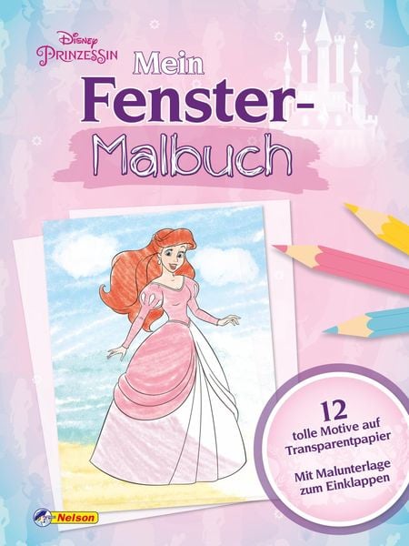 Produktbild: Disney Prinzessin: Mein Fenstermalbuch