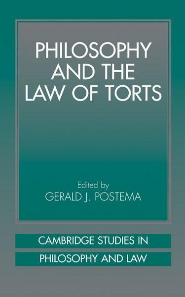 Produktbild: Philosophy and the Law of Torts