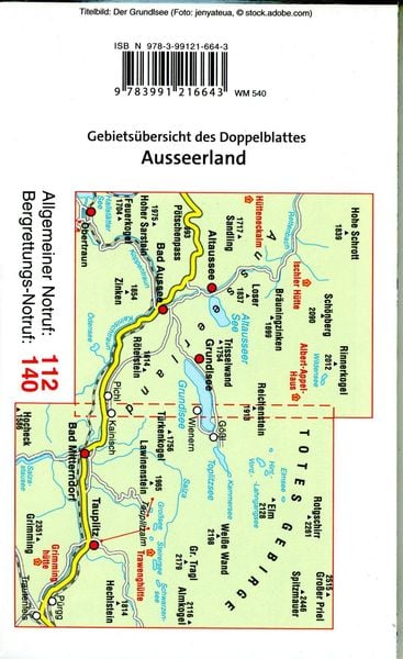 Produktbild: Mayr Wanderkarte Ausseerland, Totes Gebirge XL 1:25.000