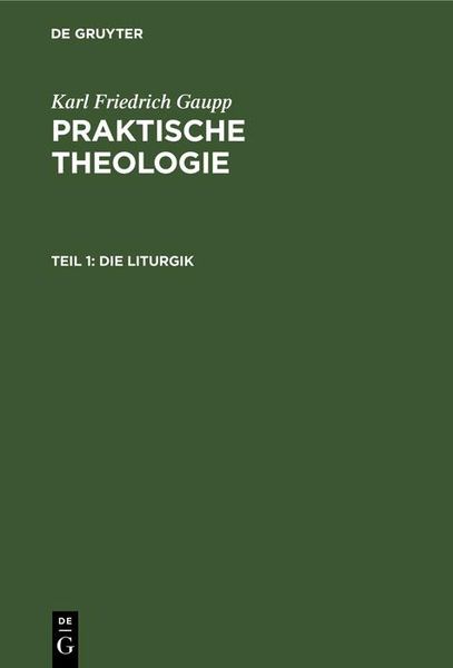 Produktbild: Die Liturgik