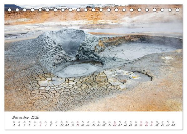 Produktbild: Das Vulkanische Erbe von Island (Tischkalender 2026 DIN A5 quer), CALVENDO Monatskalender