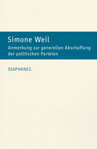Produktbild: Anmerkung zur generellen Abschaffung der politischen Parteien