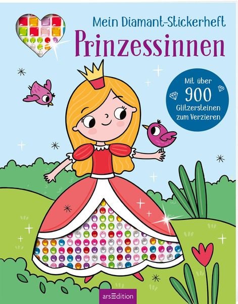 Mein Diamant-Stickerheft – Prinzessinnen, Taschenbuch von , arsedition, 9783845858784