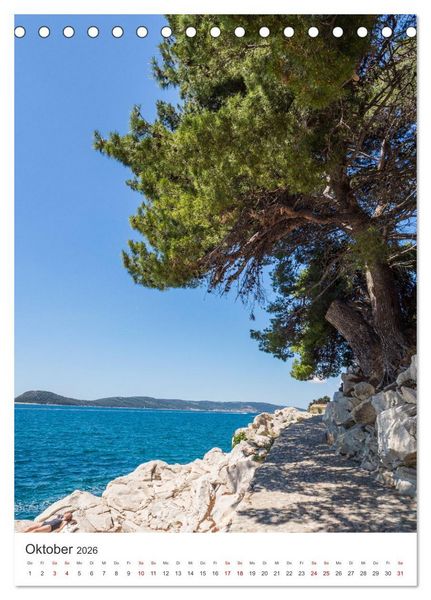 Produktbild: Kroatien - Eine Reise in das wundersch&ouml;ne Land. (Tischkalender 2026 DIN A5 hoch), CALVENDO Monatskalender