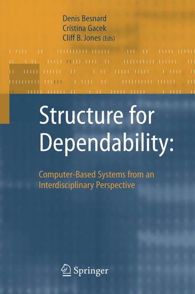 Produktbild: Structure for Dependability: Computer-Based Systems from an Interdisciplinary Perspective