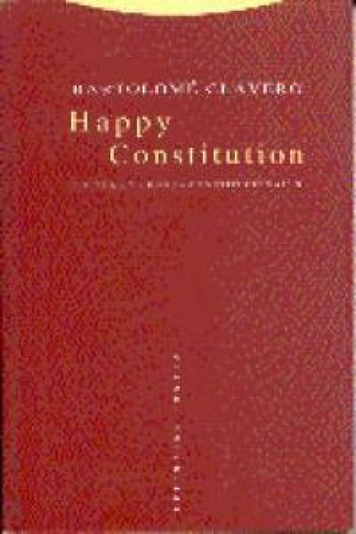 Produktbild: Happy constitution : cultura y lengua constitucionales