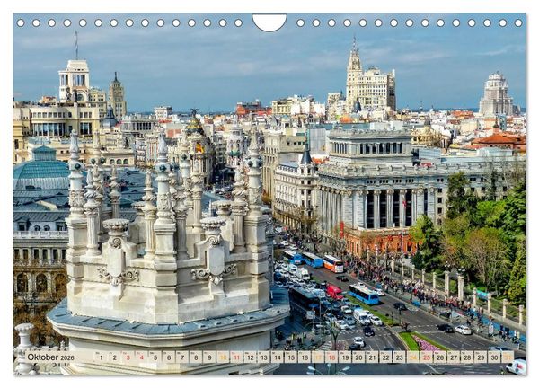 Produktbild: Die 12 meistbesuchten St&auml;dte in Europa (Wandkalender 2026 DIN A4 quer), CALVENDO Monatskalender