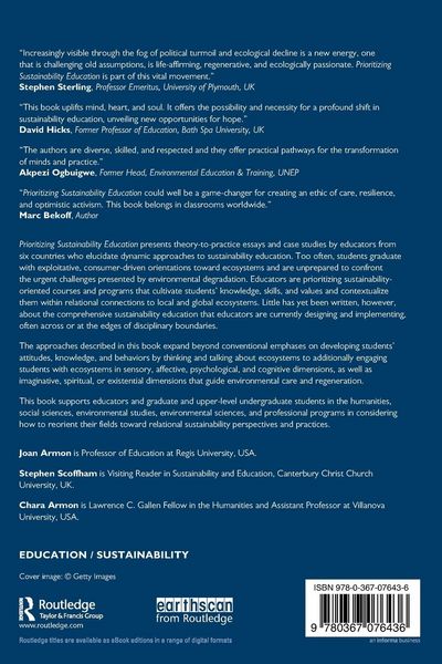 Produktbild: Prioritizing Sustainability Education