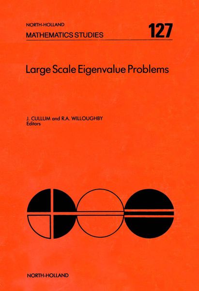 Produktbild: Large Scale Eigenvalue Problems