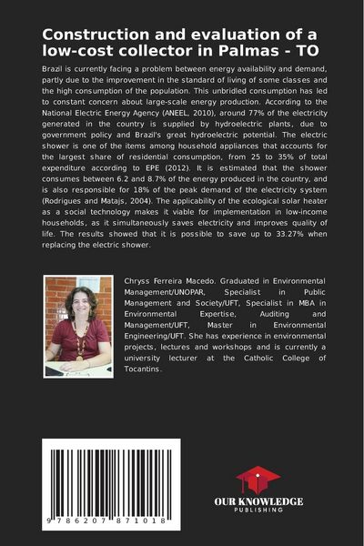 Produktbild: Construction and evaluation of a low-cost collector in Palmas - TO