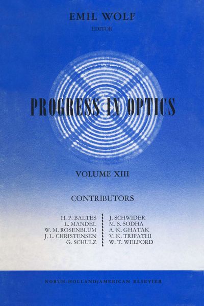 Produktbild: Progress in Optics