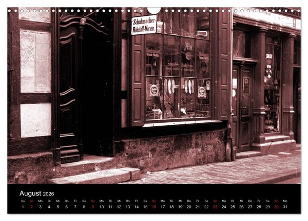 Produktbild: Hildesheimer Schaufenster um 1900 (Wandkalender 2026 DIN A3 quer), CALVENDO Monatskalender
