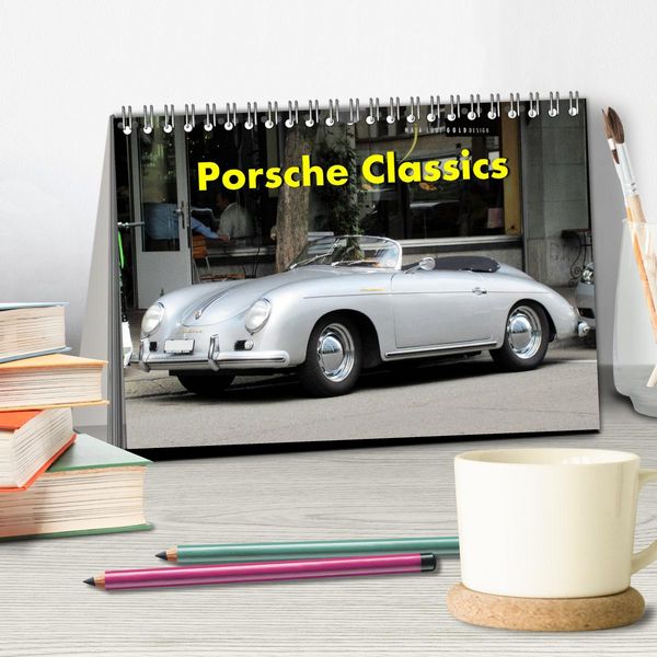 Produktbild: Porsche Classics (Tischkalender 2026 DIN A5 quer), CALVENDO Monatskalender