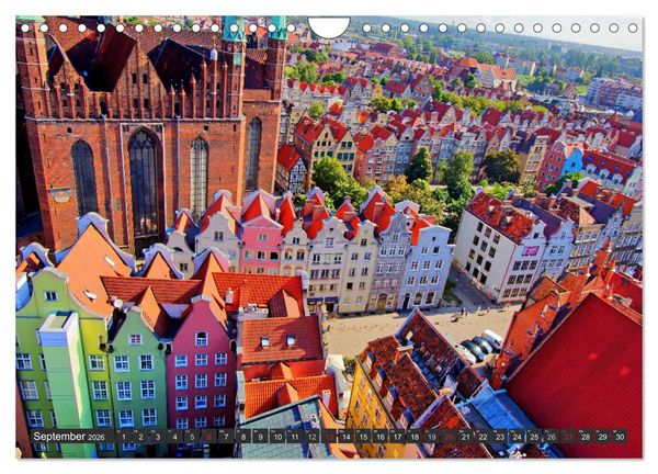 Produktbild: Von Stettin nach Danzig (Wandkalender 2026 DIN A4 quer), CALVENDO Monatskalender