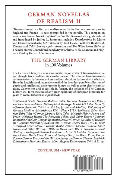 Produktbild: German Novellas of Realism