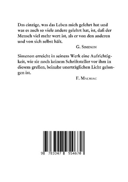 Produktbild: Leidenschaft im Werk Simenons