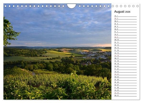 Produktbild: Landschaften des Kraichgaus (Wandkalender 2026 DIN A4 quer), CALVENDO Monatskalender
