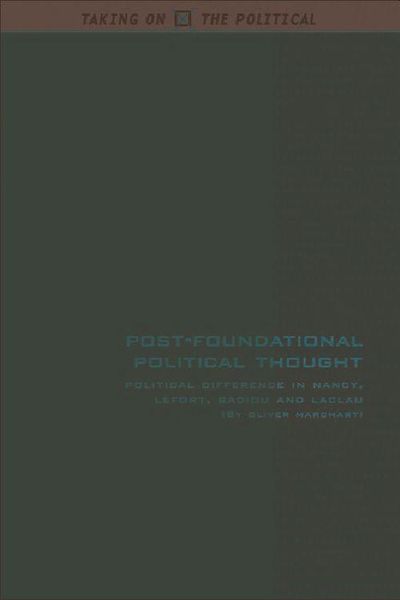 Produktbild: Post-Foundational Political Thought