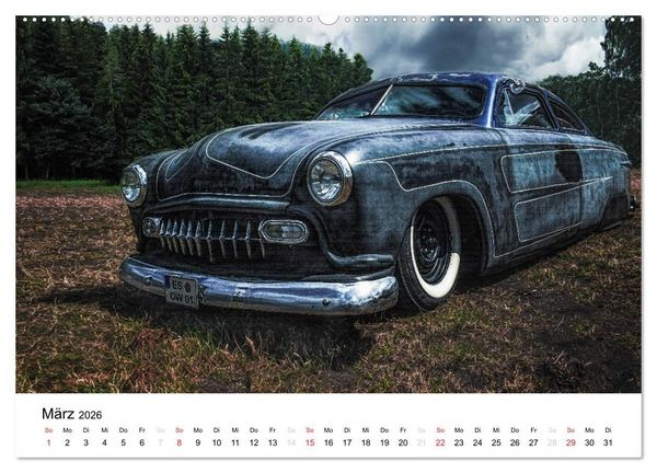 Produktbild: Custom Cars - M&auml;nnertr&auml;ume werden wahr (hochwertiger Premium Wandkalender 2026 DIN A2 quer), Kunstdruck in Hochglanz