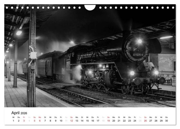 Produktbild: Dampfloks in der DDR (Wandkalender 2026 DIN A4 quer), CALVENDO Monatskalender