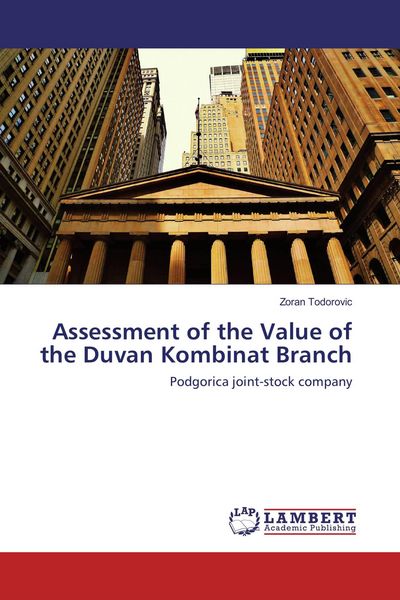 Produktbild: Assessment of the Value of the Duvan Kombinat Branch