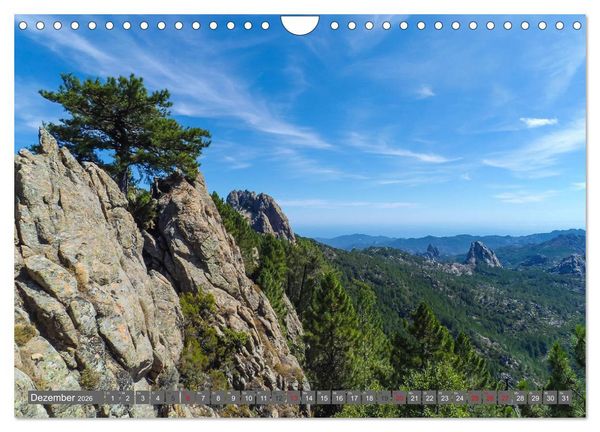 Produktbild: Weitwandern auf Korsika GR 20 (Wandkalender 2026 DIN A4 quer), CALVENDO Monatskalender