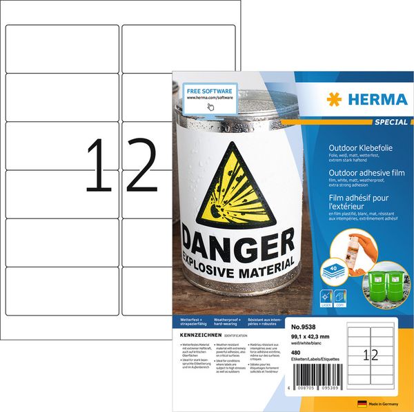 HERMA Special Etiketten Outdoor/strapazierfähig
