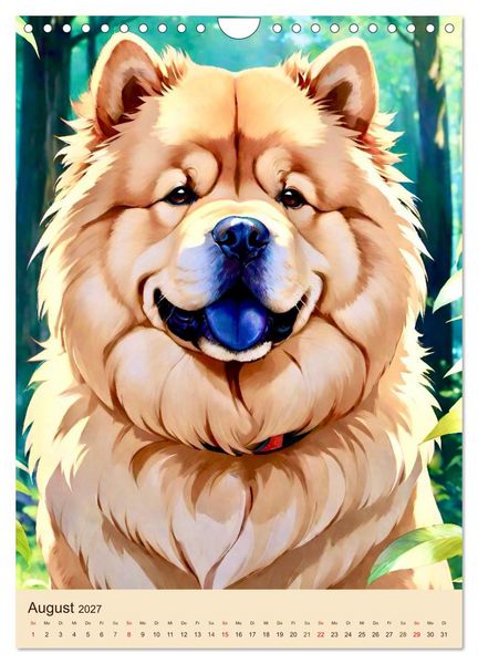 Produktbild: Der Chow Chow (Wandkalender 2027 DIN A4 hoch), CALVENDO Monatskalender