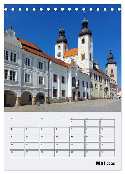 Produktbild: Tschechiens Highlights (Tischkalender 2026 DIN A5 hoch), CALVENDO Monatskalender