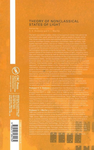 Produktbild: Theory of Nonclassical States of Light