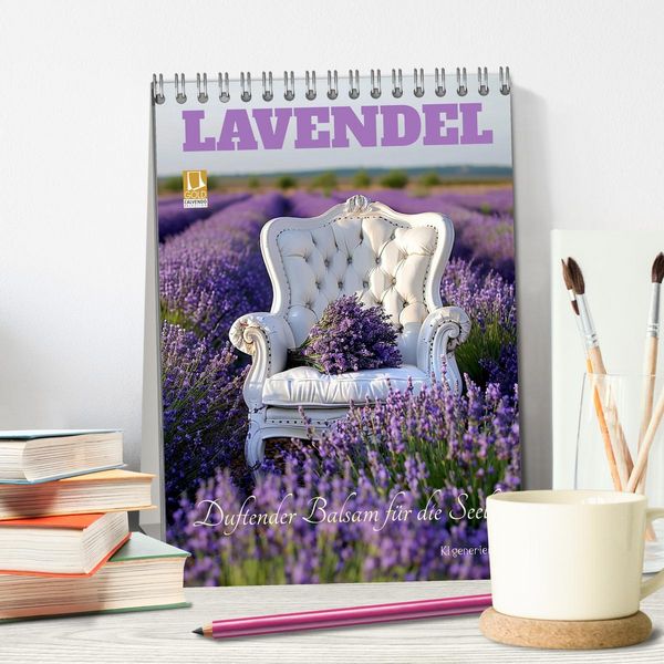 Produktbild: Lavendel (Tischkalender 2026 DIN A5 hoch), CALVENDO Monatskalender