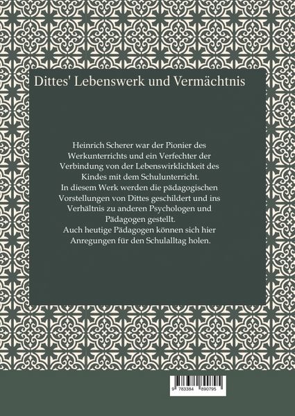 Produktbild: Dittes' Lebenswerk und Verm&auml;chtnis
