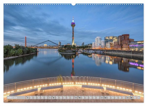 Produktbild: Wundersch&ouml;nes D&uuml;sseldorf (Wandkalender 2026 DIN A2 quer), CALVENDO Monatskalender