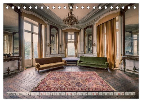 Produktbild: Lost Places - vergessene Sch&auml;tze (Tischkalender 2026 DIN A5 quer), CALVENDO Monatskalender