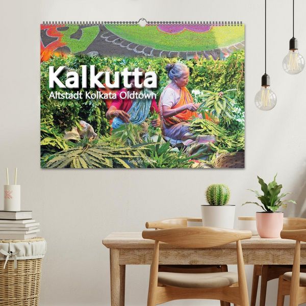 Produktbild: Kalkutta Altstadt Kolkata Oldtown (Wandkalender 2026 DIN A2 quer), CALVENDO Monatskalender