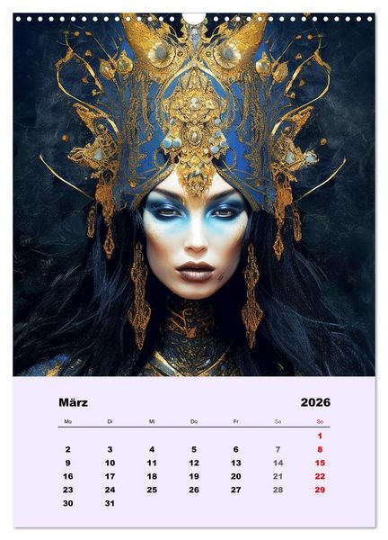 Produktbild: Magische Reise zu mystischen Wesen. Keltische Fantasie-Gestalten (Wandkalender 2026 DIN A3 hoch), CALVENDO Monatskalender
