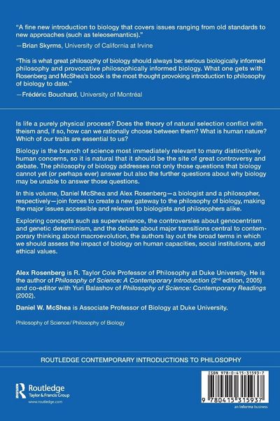 Produktbild: Philosophy of Biology