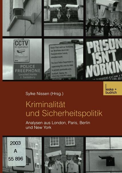 Produktbild: Kriminalit&auml;t und Sicherheitspolitik