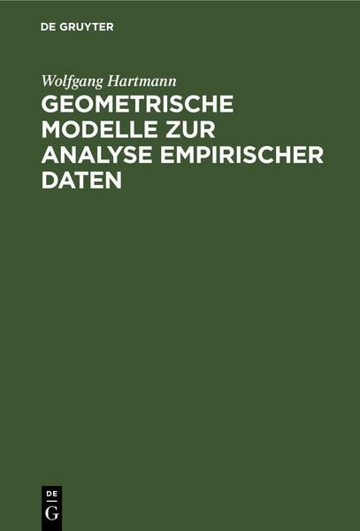 Produktbild: Geometrische Modelle zur Analyse empirischer Daten