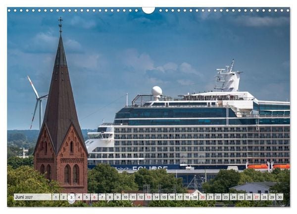 Produktbild: Ostsee Ahoi - Gro&szlig;e Schiffe, kleine Boote (Wandkalender 2027 DIN A3 quer), CALVENDO Monatskalender