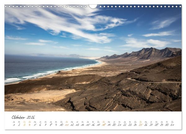 Produktbild: X Tage Fuerteventura &ndash; Str&auml;nde, Vulkane und grandiose Landschaften (Wandkalender 2026 DIN A3 quer), CALVENDO Monatskalender