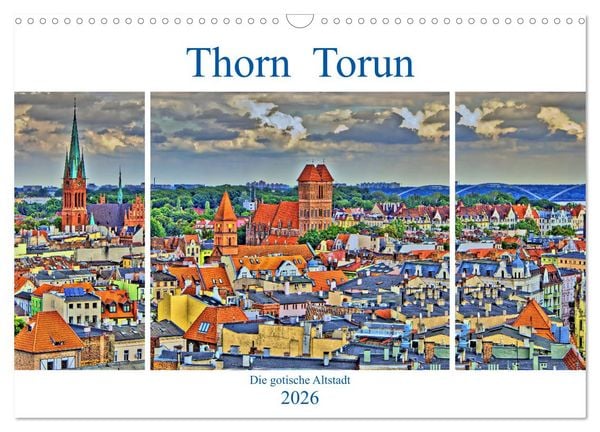 Produktbild: Thorn Torun - Die gotische Altstadt (Wandkalender 2026 DIN A3 quer), CALVENDO Monatskalender