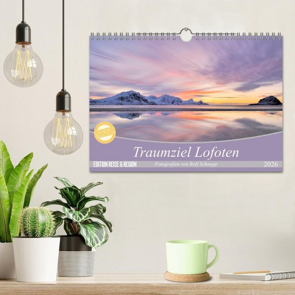 Produktbild: Traumziel Lofoten (Wandkalender 2026 DIN A4 quer), CALVENDO Monatskalender