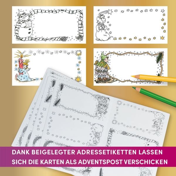 Produktbild: Christl Vogls Ausmalreise - der Adventskalender