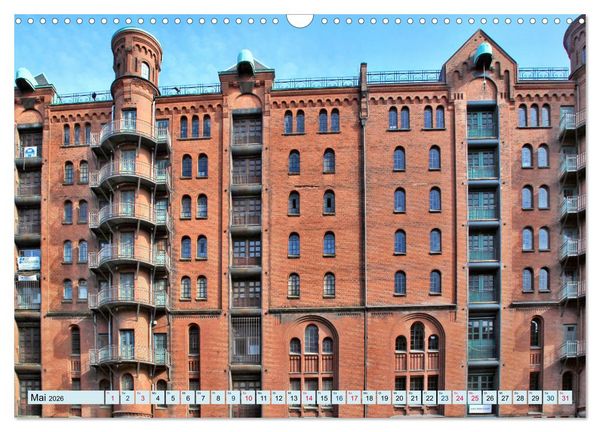 Produktbild: Hamburg - Ein Tag in der Speicherstadt (Wandkalender 2026 DIN A3 quer), CALVENDO Monatskalender