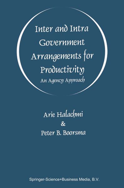 Produktbild: Inter and Intra Government Arrangements for Productivity