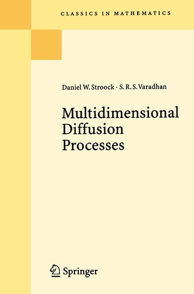 Produktbild: Multidimensional Diffusion Processes