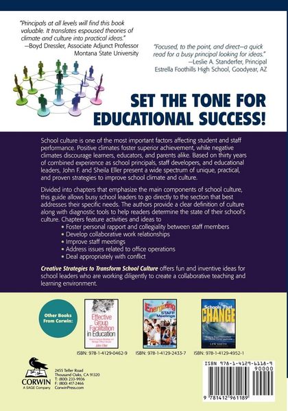 Produktbild: Creative Strategies to Transform School Culture