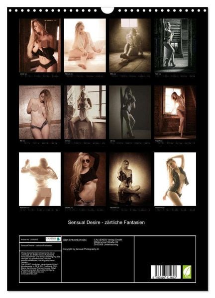 Produktbild: Sensual Desire - z&auml;rtliche Fantasien (Wandkalender 2026 DIN A3 hoch), CALVENDO Monatskalender