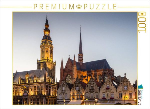 Produktbild: CALVENDO Puzzle Veurne | 1000 Teile Lege-Gr&ouml;&szlig;e 64x48cm Foto-Puzzle f&uuml;r gl&uuml;ckliche Stunden